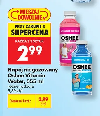 Napój niegazowany Oshee Vitamin Water promocja w Biedronka