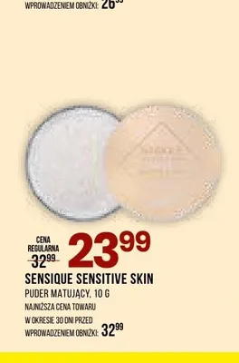 Puder matujący Sensique Sensitive Skin promocja w Drogerie Natura