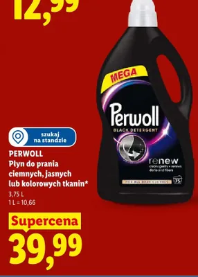 Płyn do prania tkanin jasnych Perwoll promocja w Lidl
