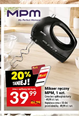 Mikser ręczny Mpm promocja w Twój Market