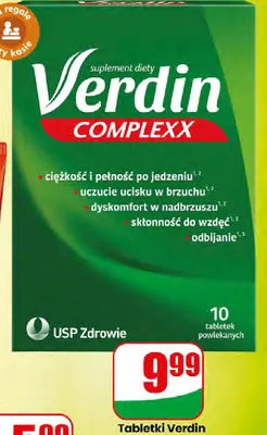 Suplement diety Verdin Complexx tabletki powlekane promocja w Dino
