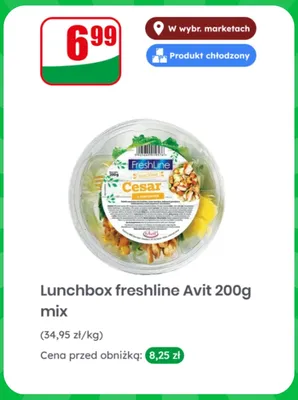 Lunchbox FreshLine Avit mix promocja w Dino