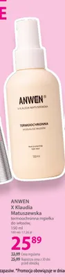 Termoochronna mgiełka do włosów Anwen X Klaudia Matuszewska promocja w Hebe