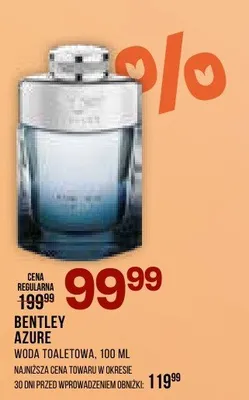 Woda toaletowa BENTLEY AZURE promocja w Drogerie Natura