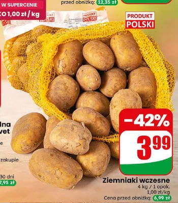 Ziemniaki wczesne promocja w Dino