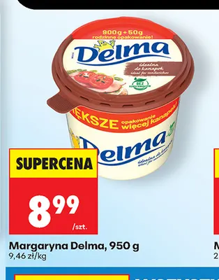 Margaryna Delma promocja w Biedronka