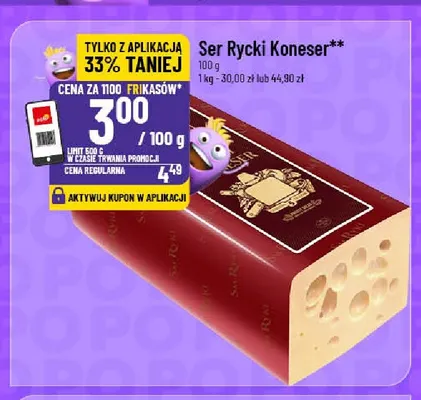 Ser Rycki Koneser promocja w POLOmarket