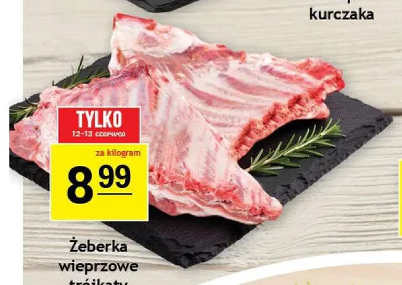 Żeberka wieprzowe trójkąty promocja w Gram Market