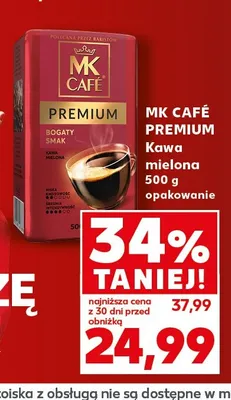 Kawa mielona MK Café Premium promocja w Kaufland
