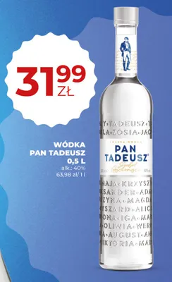 Wódka Pan Tadeusz promocja w Duży Ben