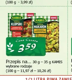 Przyprawa Przepis na... Kamis promocja w CEZAR Delikatesy