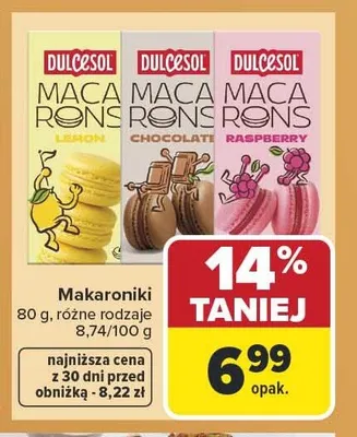 Makaroniki Dulcesol promocja w Carrefour Market