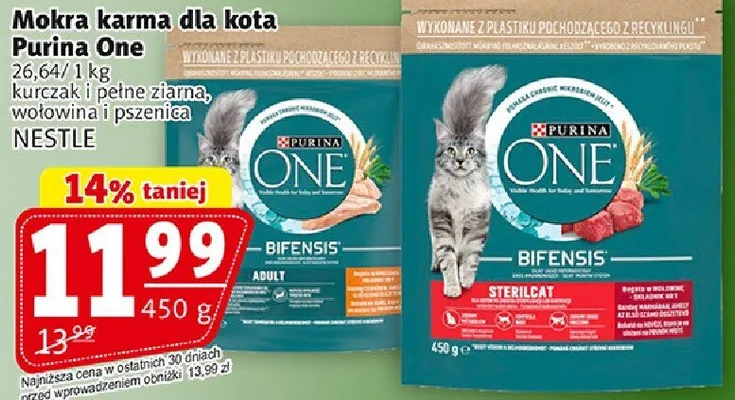 Karma mokra dla kota Purina One promocja w Prim Market