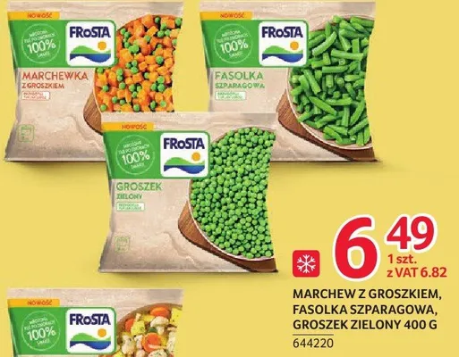 Marchew z groszkiem / fasolka szparagowa / groszek zielony FRoSTA 644220 promocja w Selgros