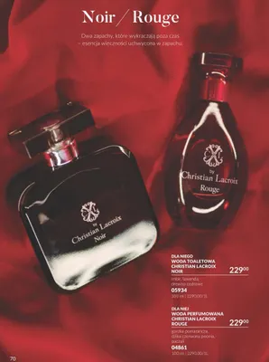 Woda perfumowana Christian Lacroix Rouge promocja w AVON
