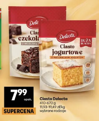 Ciasto Delecta czekoladowe promocja w Delikatesy Centrum