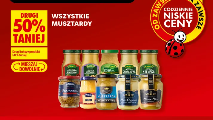Musztarda kremska Parczew promocja w Biedronka