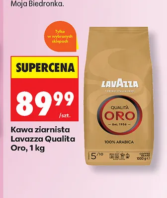 Kawa ziarnista Lavazza Qualita Oro promocja w Biedronka