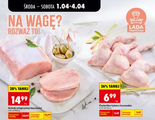 Schab wieprzowy bez kości promocja w Biedronka