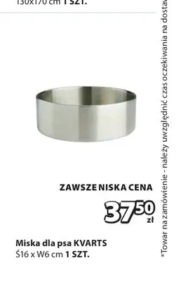 Miska dla psa Kvarts promocja w Jysk