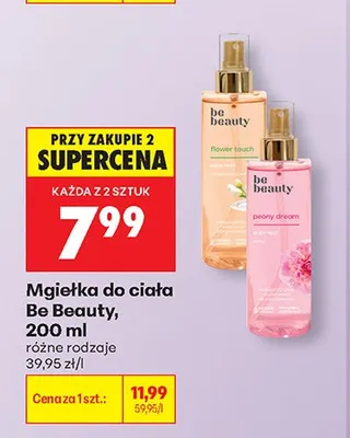 Mgiełka do ciała Be Beauty promocja w Biedronka