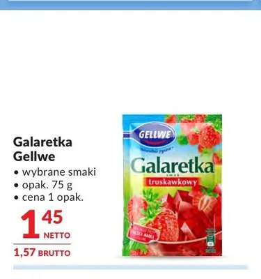 Galaretka Gellwe promocja w Makro