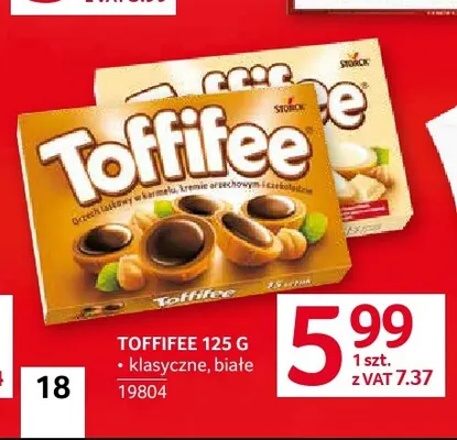 Toffifee białe promocja w Selgros