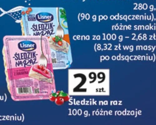 Śledzie na raz promocja w Auchan