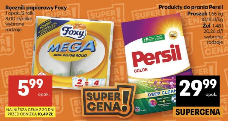 Proszek do prania color wybrane rodzaje promocja w Delikatesy Centrum