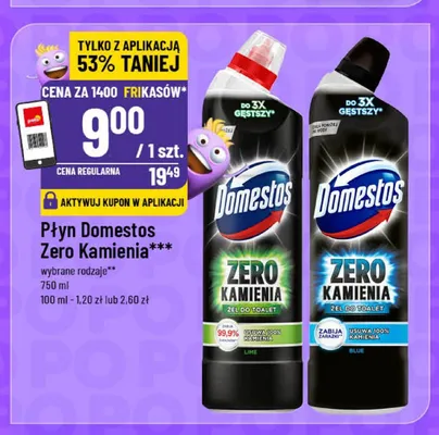 Płyn Domestos Zero Kamienia Blue promocja w POLOmarket