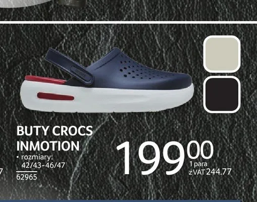 Buty CROCS INMOTION promocja w Selgros