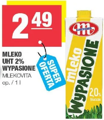 Mleko UHT 2% wypasione promocja w SPAR
