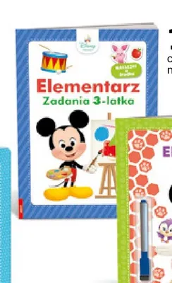 Elementarz Zadania 3-latka Disney Maluch promocja w Empik