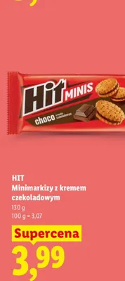 Minimarkizy z kremem czekoladowym Hit promocja w Lidl
