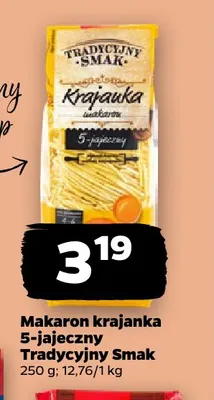 Makaron krajanka 5-jajeczny Tradycyjny Smak promocja w Netto