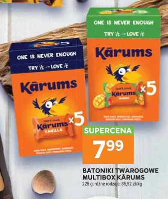 Batoniki twarogowe multibox Kārums Vanilla promocja w Stokrotka