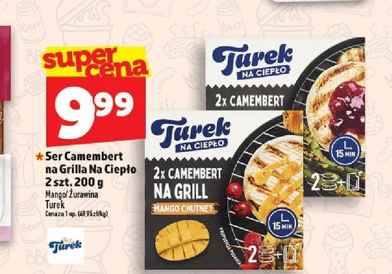 Ser Camembert na Grilla Na Ciepło Mango Turek promocja w TOPAZ