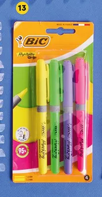 Zakreślacze BIC Marking 4-pak promocja w Biedronka