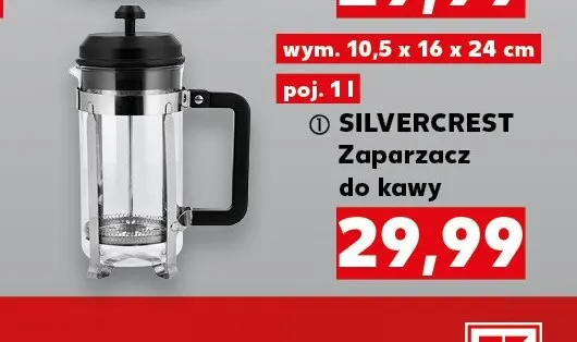Zaparzacz do kawy Silvercrest promocja w Kaufland