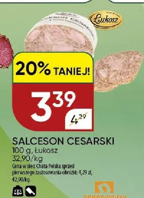 Salceson Cesarski Łukosz promocja w Chata Polska