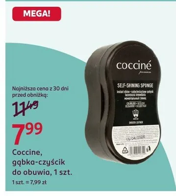 Gąbka-czuścik do obuwia promocja w Rossmann