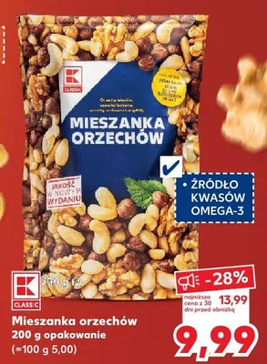 Mieszanka orzechów K-Classic promocja w Kaufland