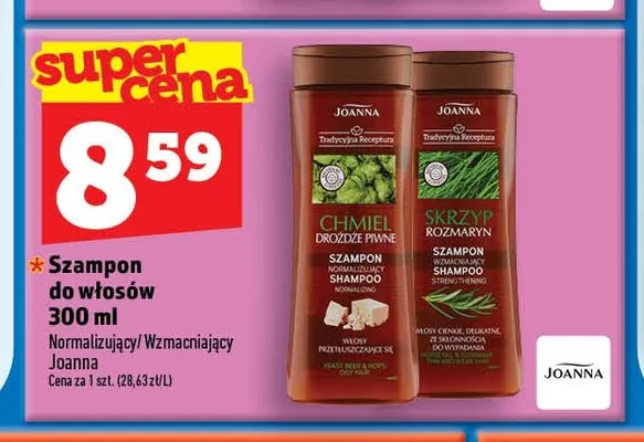 Szampon do włosów normalizujący Joanna promocja w TOPAZ