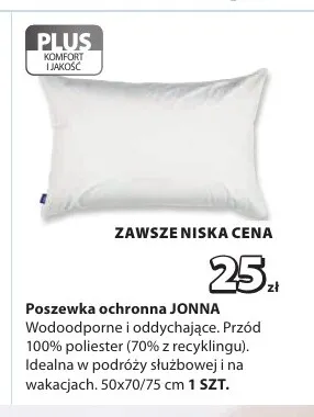 Poszewka ochronna Jonna 50x70/75 cm promocja w Jysk