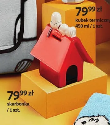 Skarbonka Snoopy promocja w Empik
