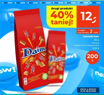 Czekoladki Daim promocja w Dealz