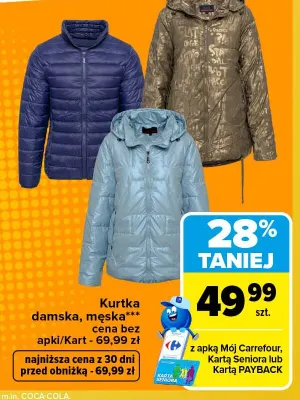 Kurtka damska promocja w Carrefour Market
