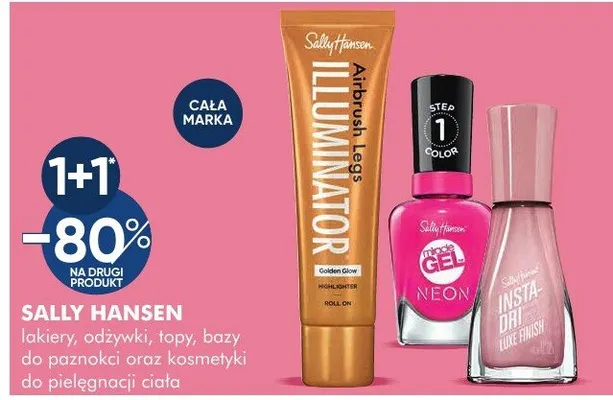 Lakiery, bazy, topy, bazy do paznokci oraz kosmetyki do pielęgnacji ciała promocja w Super-Pharm