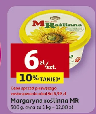 Margaryna roślinna MR promocja w Auchan