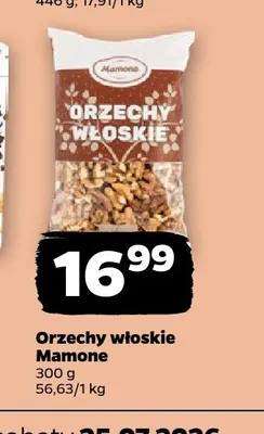 Orzechy włoskie Mamone promocja w Netto